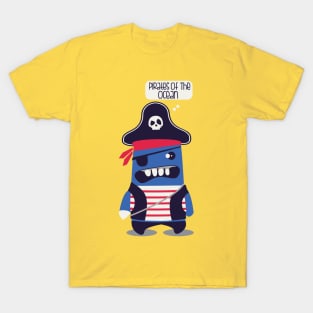 Pirate Monster T-Shirt Phone Case Tee Totebag T-Shirt